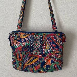 Vera Bradley Women’s Venetian Paisley Crossbody  Bag w/Adjustable Strap